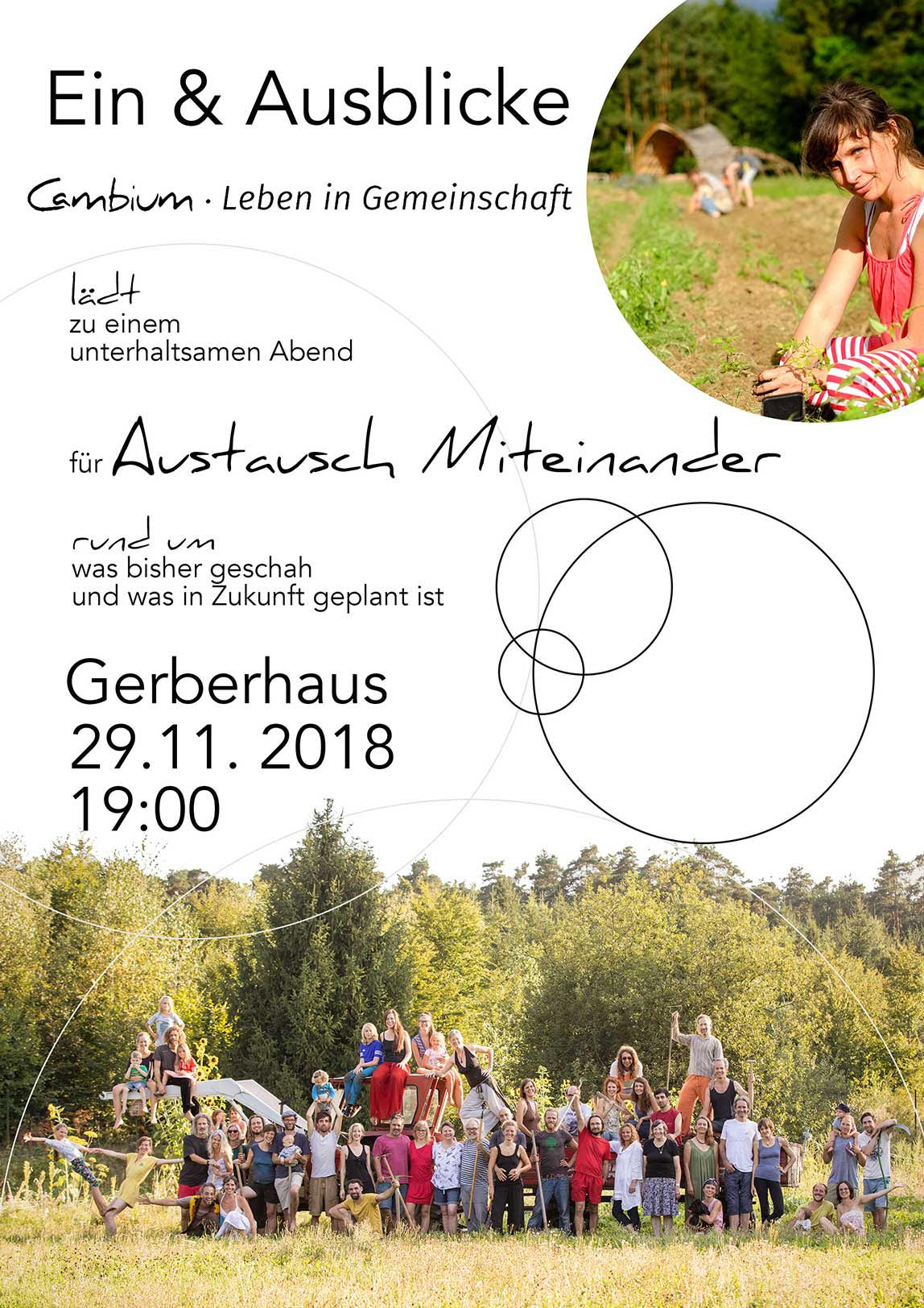 Cambium – Gerberhaus – Poster